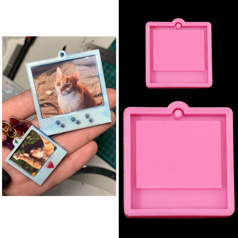 Soap Making Silicone Molds - Photo Frame Epoxy Resin Keychain Mold