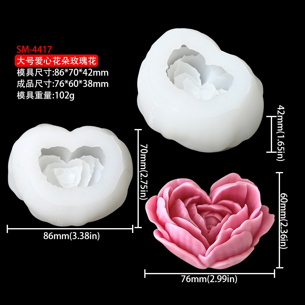Quality Soap Making Kit - Top Quality Extra Large 3D Flower