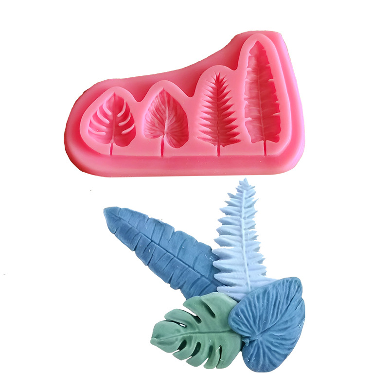 Soap Making Silicone Molds - Palm Leaves And Turtle Leaf Silicone