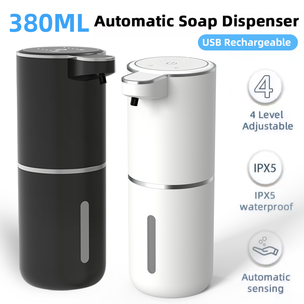 Soap Making Machine - 380ML Touchless IPX5 Waterproof 4-Gears Adjustable