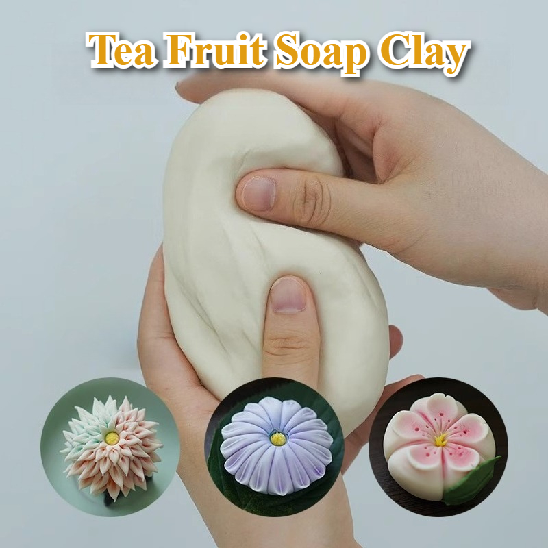 Soap Making Raw Material - 100g Tea Fruit Clay Soap Clay
