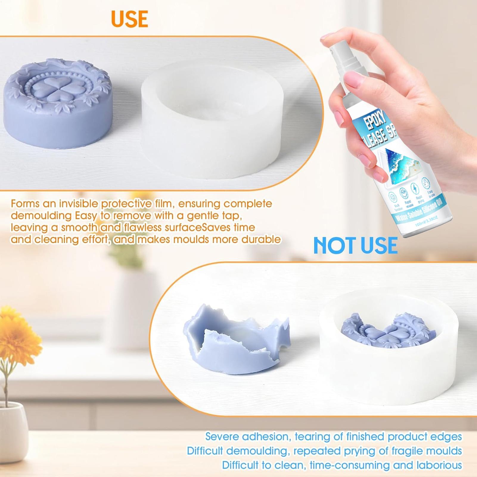 100ml Silicone Release Spray E - Soap Making Silicone Molds 评论和价格