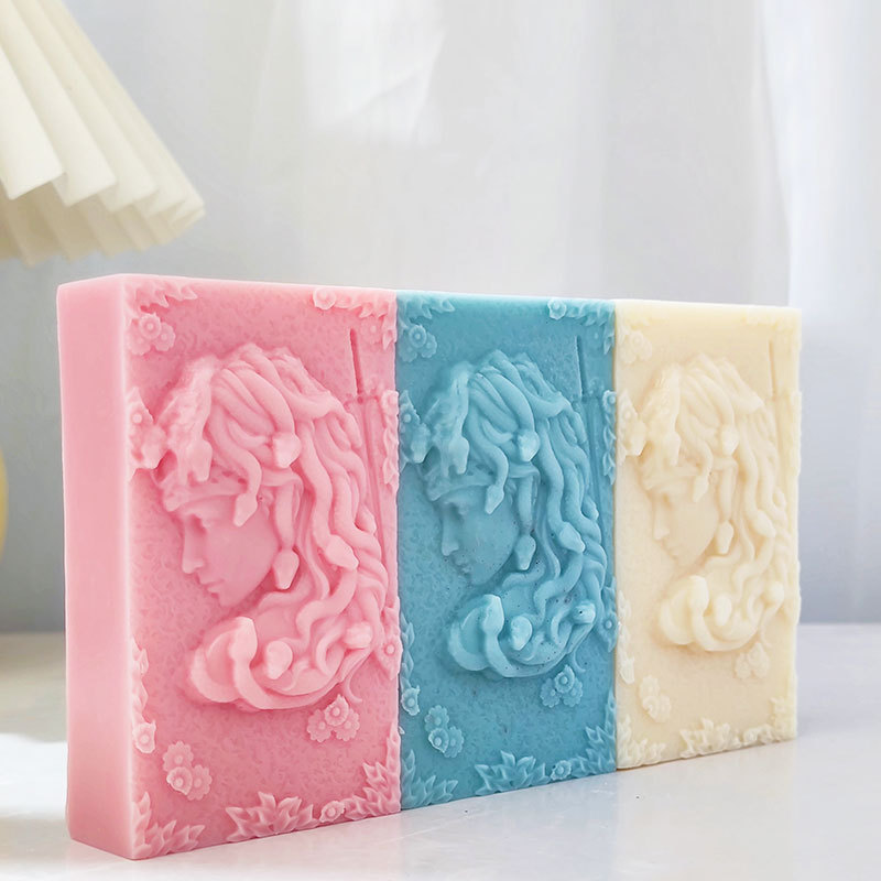 Flower Goddess Silicone Soap M - Soap Making Queen 评论和价格