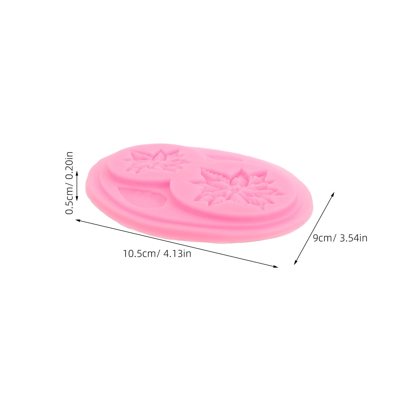2Pcs Floral Silicone Molds for - Soap Making Silicone Molds 评论和价格