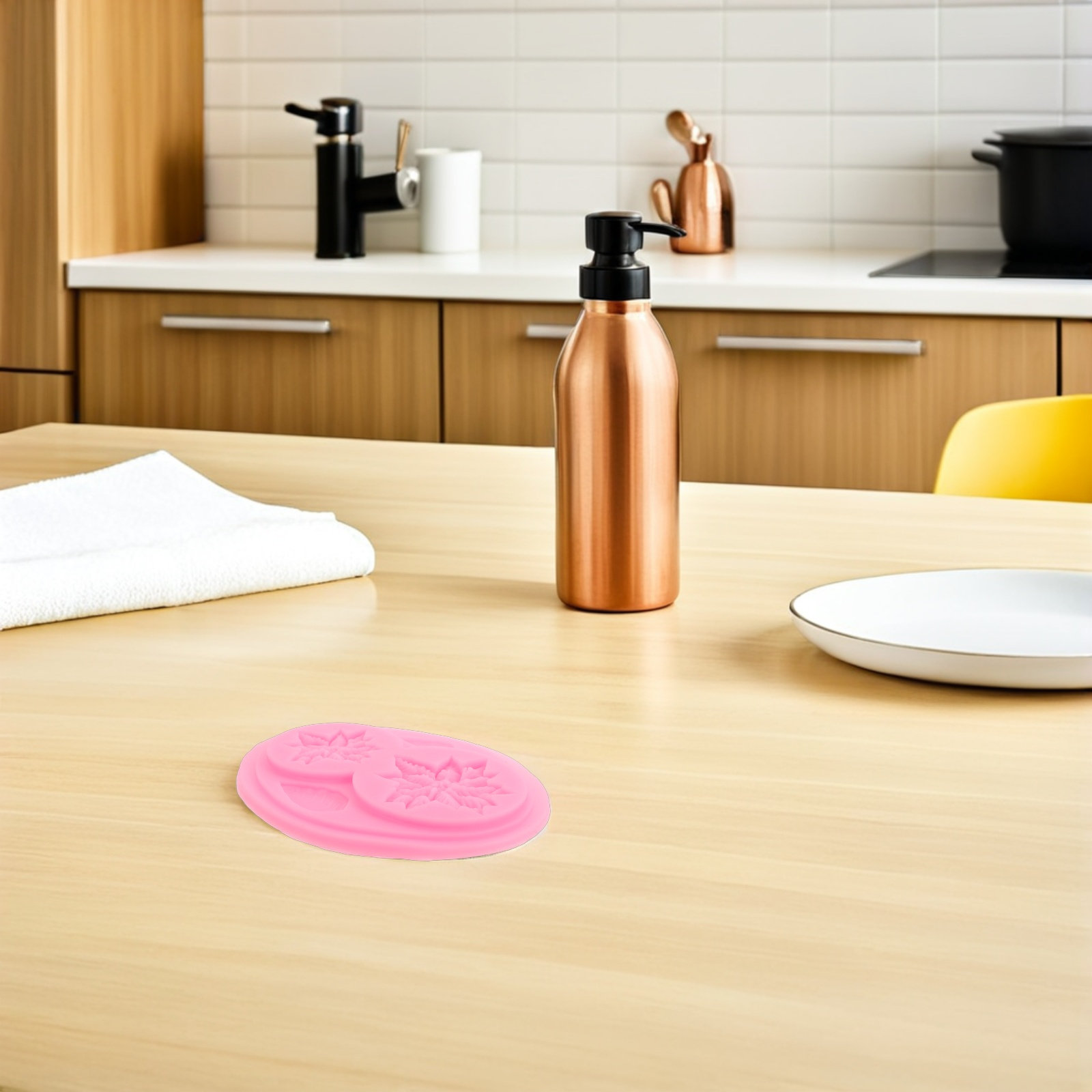 2Pcs Floral Silicone Molds for - Soap Making Silicone Molds 评论和价格