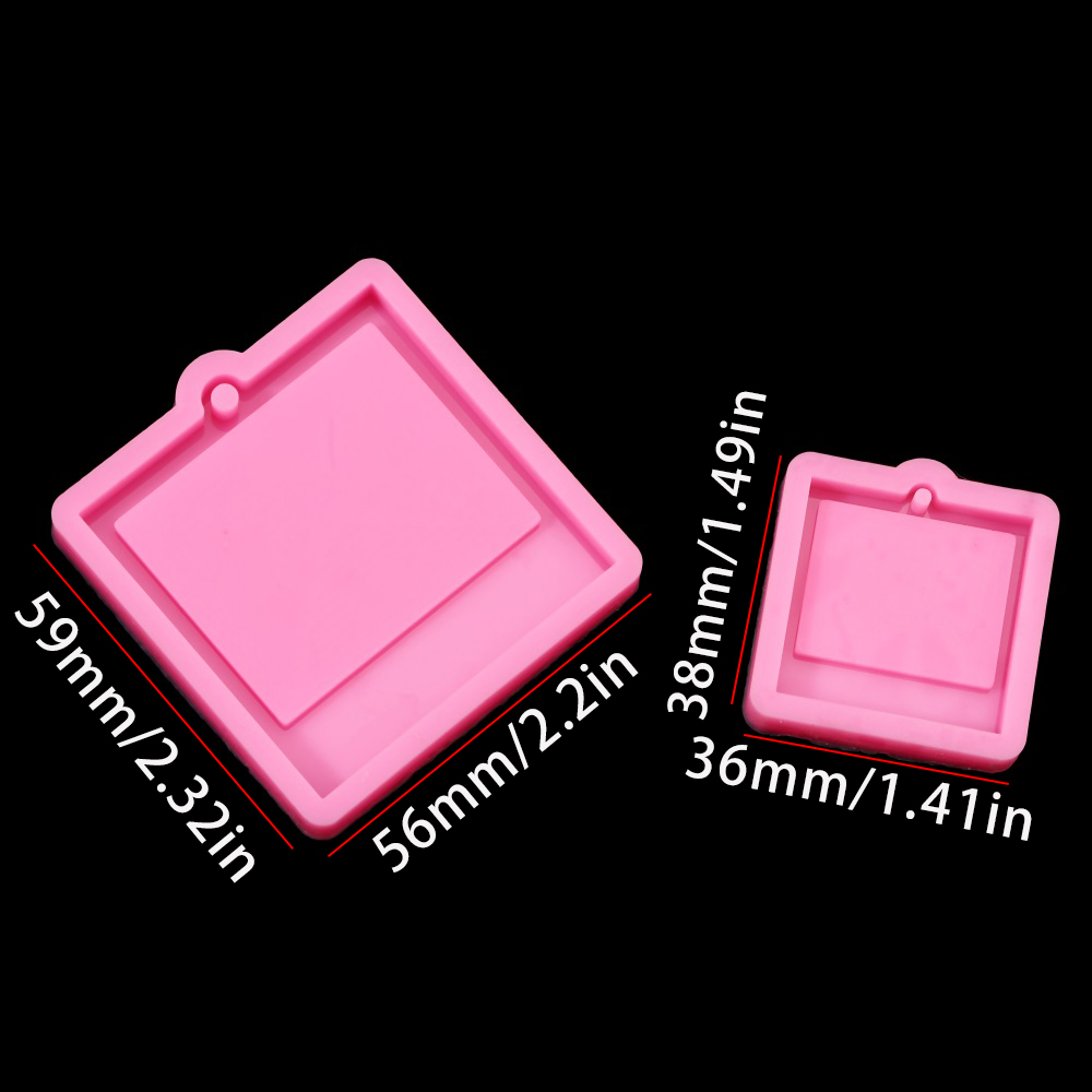 Photo Frame Epoxy Resin Keycha - Soap Making Silicone Molds 评论和价格