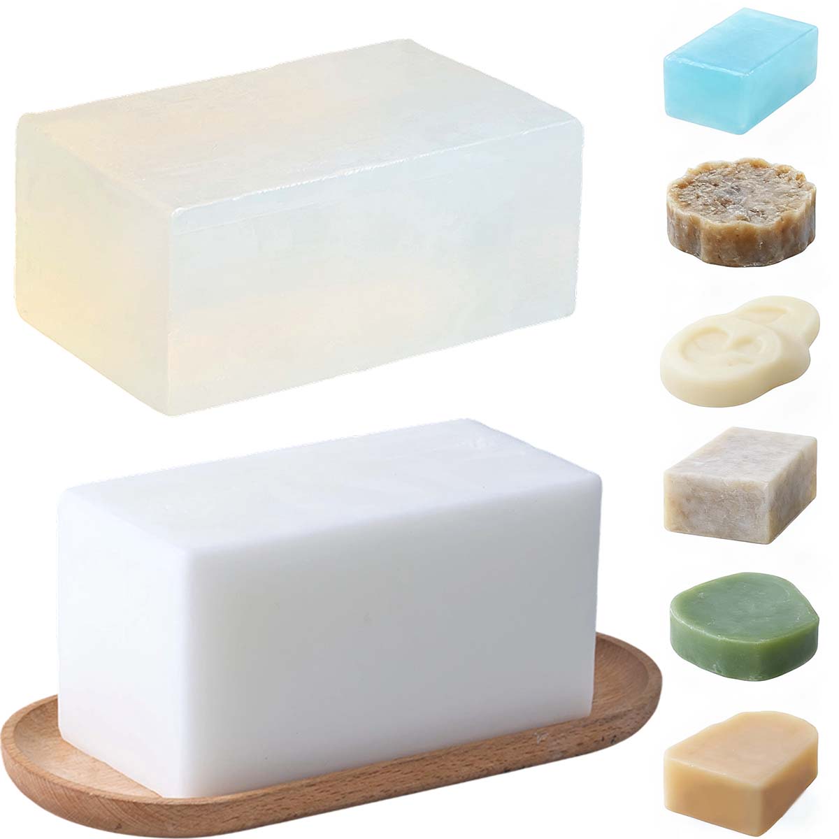 1000g Glycerin Soap Base DIY H - Soap Making Glycerin Base 评论和价格