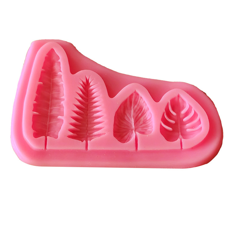 Palm Leaves And Turtle Leaf Si - Soap Making Silicone Molds 评论和价格