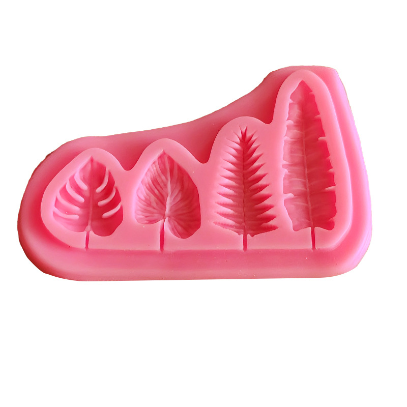Palm Leaves And Turtle Leaf Si - Soap Making Silicone Molds 评论和价格