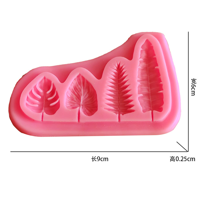 Palm Leaves And Turtle Leaf Si - Soap Making Silicone Molds 评论和价格