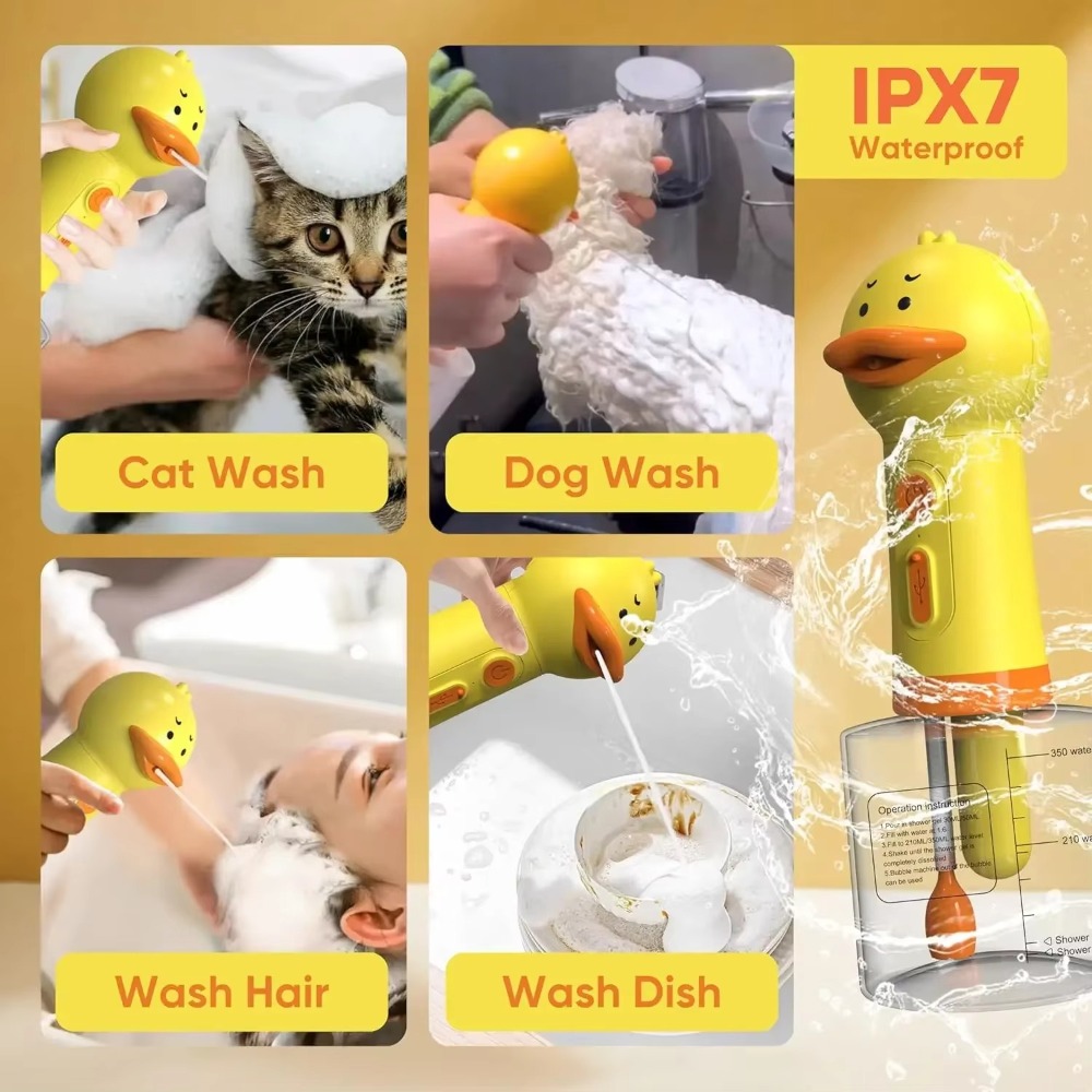 Cute Duck Pet Cleaning Machine - Soap Making Machine 评论和价格