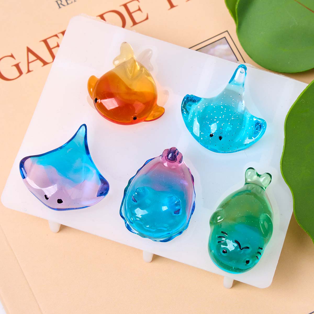 3D Healing Kawaii Manta Ray Wh - Soap Making Silicone Molds 评论和价格