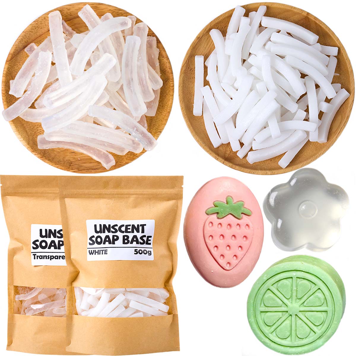 500g Glycerin Soap Base DIY Ha - Soap Making Glycerin Base 评论和价格