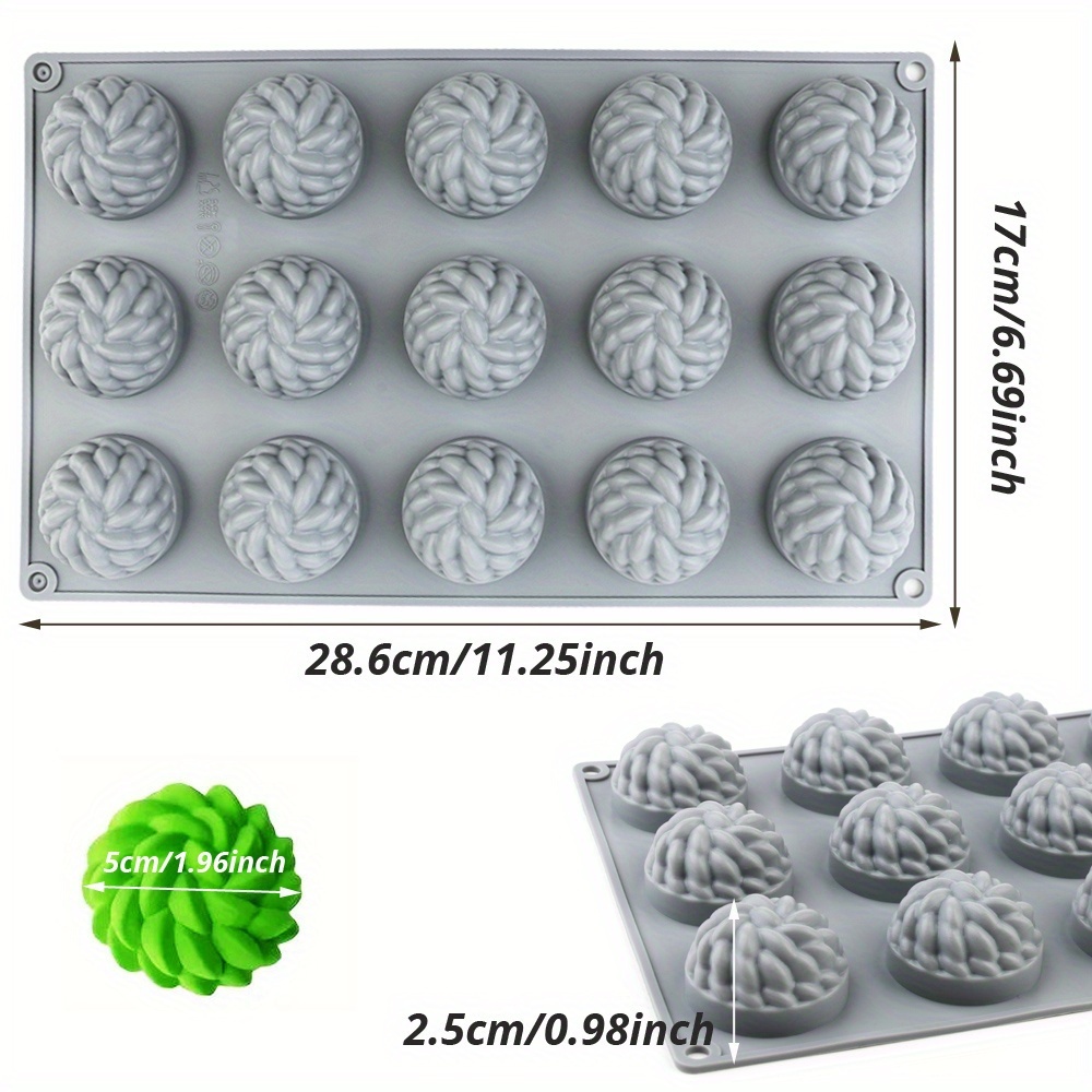 1Pc Cake Mold Santa Ana Floral - Quality Soap Making Kit 评论和价格
