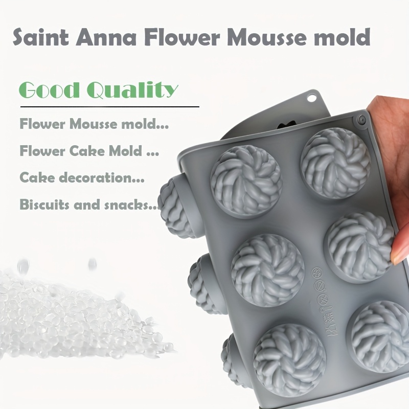 1Pc Cake Mold Santa Ana Floral - Quality Soap Making Kit 评论和价格