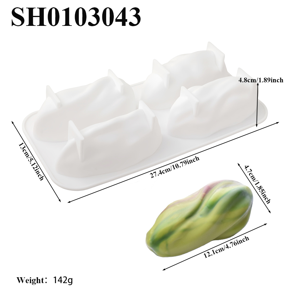 4 or 9-Cell Pistachio Design S - Soap Making Party 评论和价格