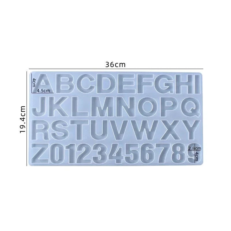 1pc/2pcs/3pcs LettersAtoZ，Numb - Soap Making Silicone Molds 评论和价格