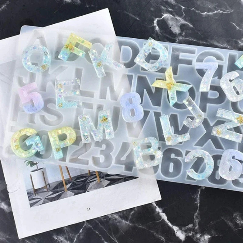 1pc/2pcs/3pcs LettersAtoZ，Numb - Soap Making Silicone Molds 评论和价格
