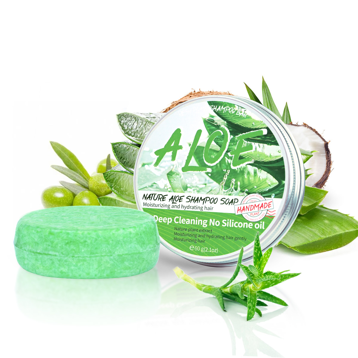 Organic Aloe Shampoo Bar Organ - Soap Making Glycerin Base 评论和价格