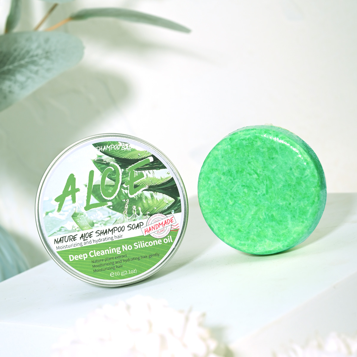 Organic Aloe Shampoo Bar Organ - Soap Making Glycerin Base 评论和价格