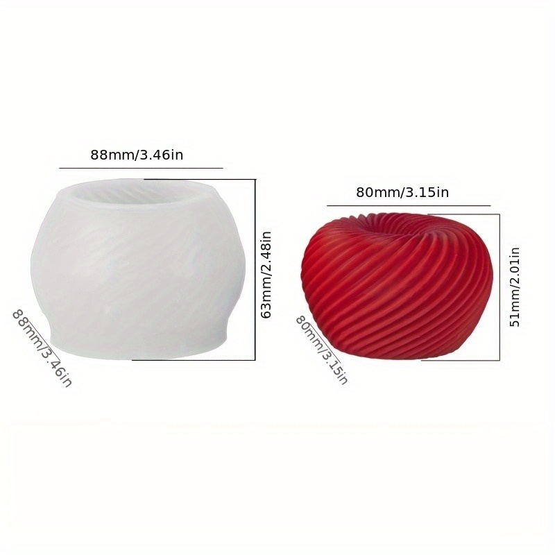 A trendy red apple silicone mo - Soap Making Silicone Molds 评论和价格