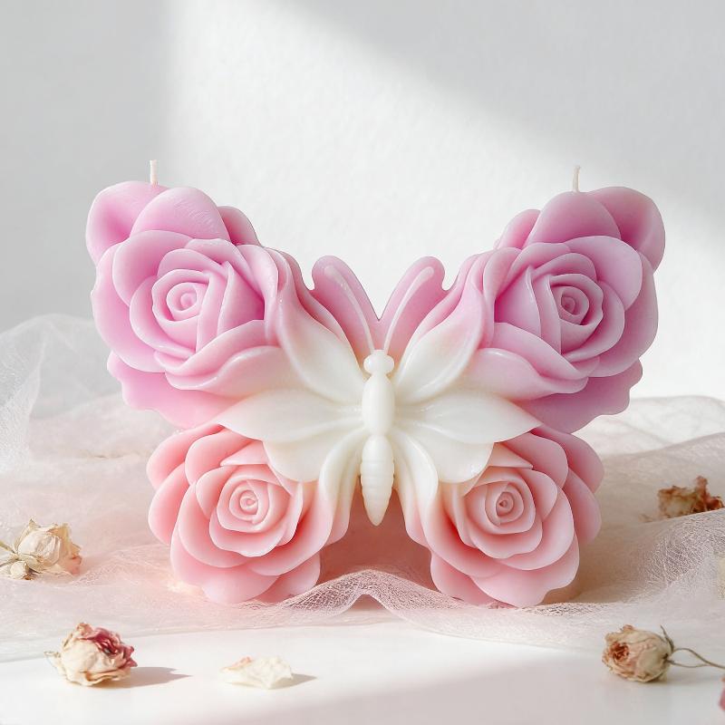 DIY Rose Butterfly Form Silico - Soap Making Silicone Molds 评论和价格