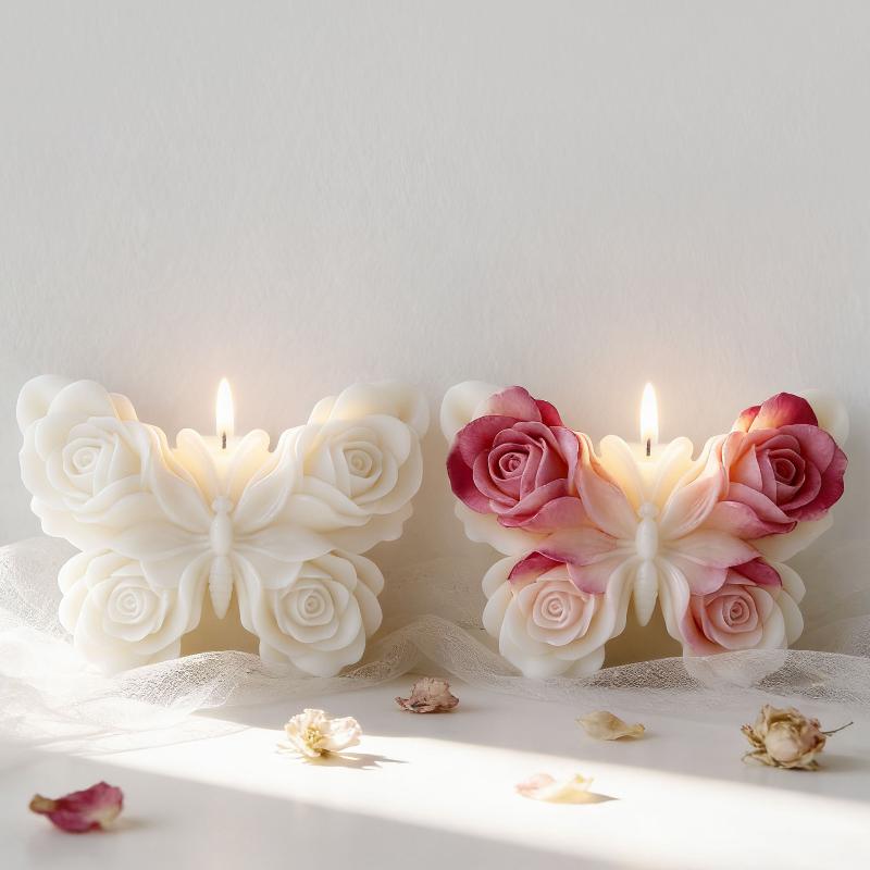 DIY Rose Butterfly Form Silico - Soap Making Silicone Molds 评论和价格
