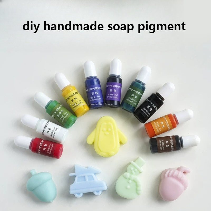 Handmade Soap Base Pigment 10  - Soap Making With Soap Base 评论和价格